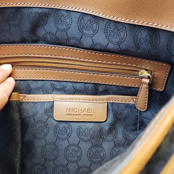 NWOT Michael Kors Jet Setter nylon tote w leather - Picture 10 of 15